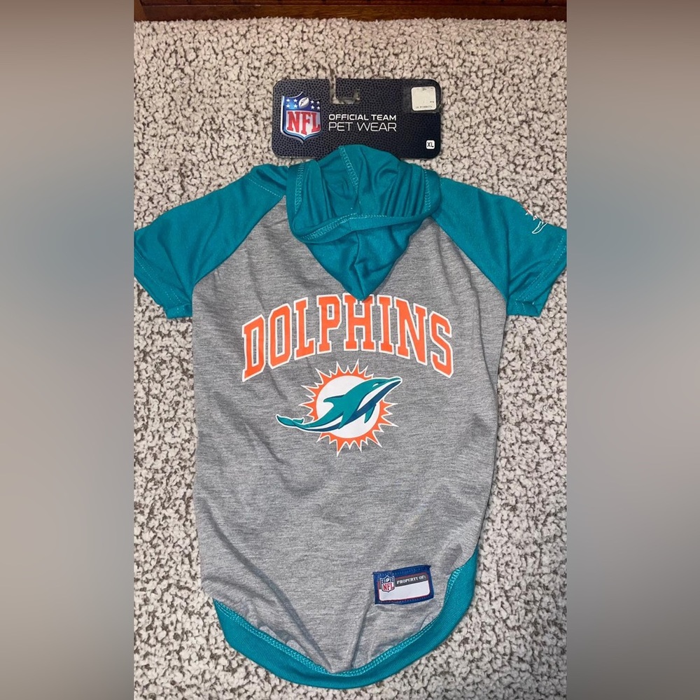 NWT MIAMI DOLPHINS PET APPAREL SIZE XL